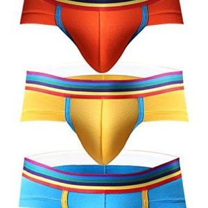 COPY - Men’s 4 Pk Med/Lg Rainbow Briefs New